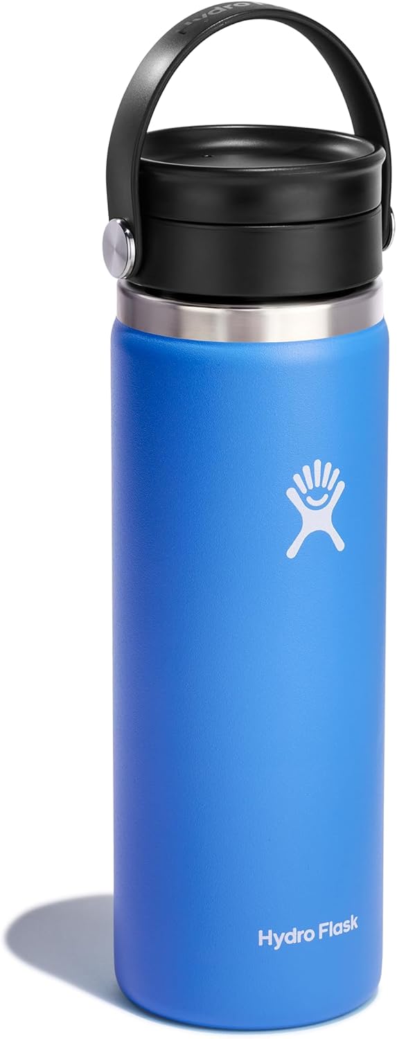 HYDRO FLASK Flex Sip Coffee Tumbler – Insulated Stainless Steel Leakproof Travel Bottle