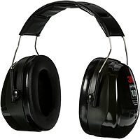 3M - CASH7A Peltor Optime 101 Over-the-Head Earmuff, Hearing Protection, NRR 27dB Green
