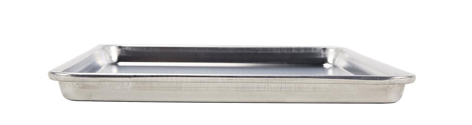 Vollrath 5303 Wear-Ever Half-Size Sheet Pan, 18" x 13", Closed-Bead, Aluminum