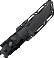 COLD STEEL Warcraft San Mai III Tanto Fixed Blade Knife with G-10 Handle and Secure-Ex Sheath