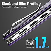 SENCUT Jubil Folding Pocket Knife D2 Wharncliffe, G10 Handle, Front Flipper