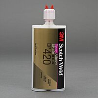 3M SCOTCH-WELD EPOXY ADHESIVE DP420, BLACK, (00021200415302) (12/each)