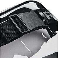 Under Armour Unisex-Adult Loudon Clear Crossbody Waist Bag, (960) Clear/Black/White