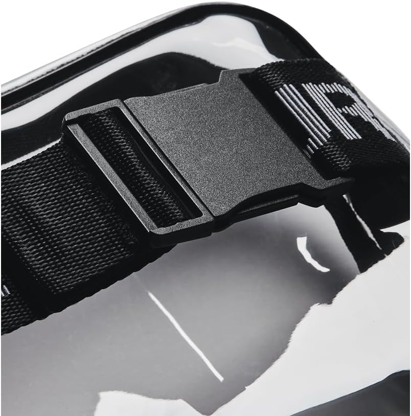 Under Armour Unisex-Adult Loudon Clear Crossbody Waist Bag, (960) Clear/Black/White