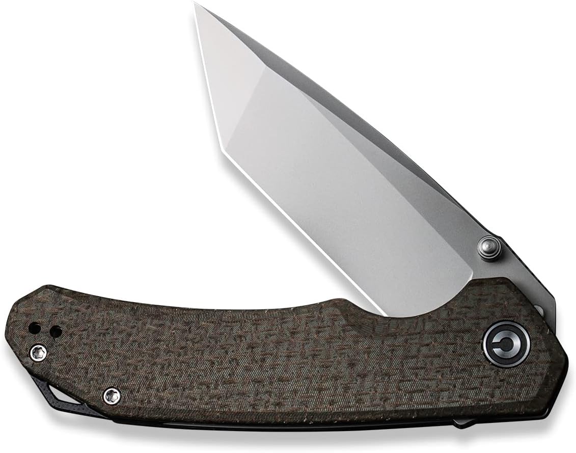 CIVIVI Brazen Folding Pocket Knife D2 Tanto Blade
