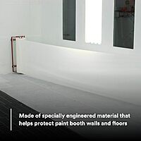 3M Dirt Trap Protection Material 36852, White Color, Nonwoven, Overspray Protection, Traps Dust And Debris, Clean