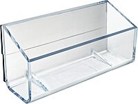 Azar Displays Magnetic Business Card Holders, 1-5/8in x 3-3/4in, Clear, Pack Of 10 Holders