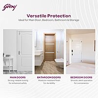 Tower Bolt Designer Type (without screws)/SS/1 x30/Aluminium / 2734