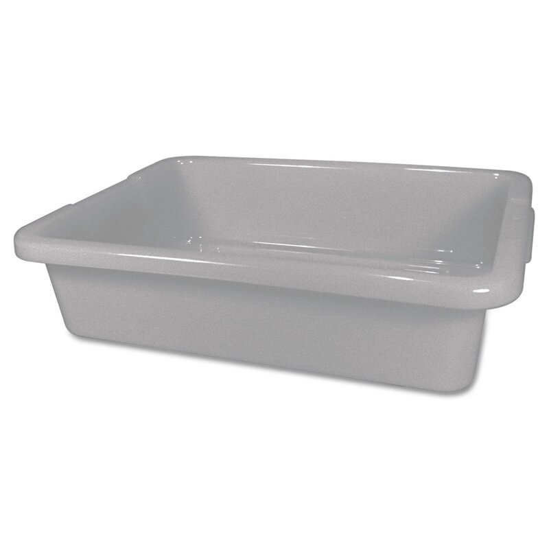 Rubbermaid Commercial 3349 4-5/8-Gallon Capacity, 20" Length x 15" Width x 5" Height, Gray Color