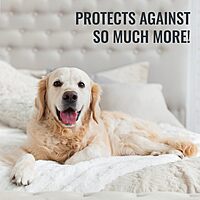 DMI Waterproof Mattress Protector and Cover, Contoured Fitted Sheet Fit, King Fitted King