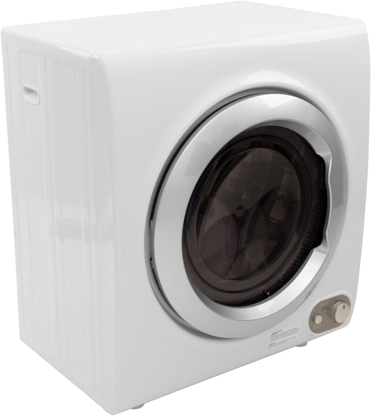 Avanti Clothes Dryer Compact Portable Front Loading for Laundry, Auto and Timed Dry Settings and Anti-Wrinkle, 9 lb Drying Capacity and Clear Door Perfect for Apartments, RV and More, 2.6-Cu.Ft, White