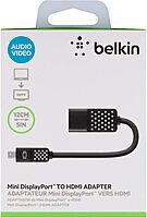 Belkin Mini DisplayPort to HDMI Adapter, 4K - HDMI/Mini DisplayPort A/V Cable - F2CD079BT
