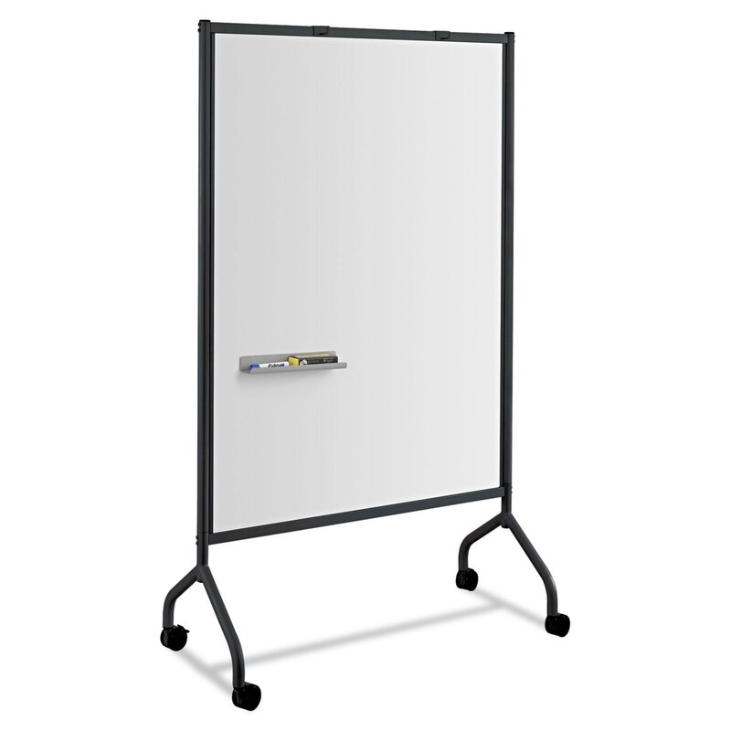 SAFCO Impromptu Full Whiteboard Screen Double-Sided Magnetic Mobile Dry Erase Board