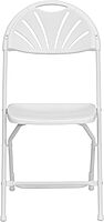 Flash Furniture HERCULES Series 650 lb Capacity Plastic Fan Back Folding Chair