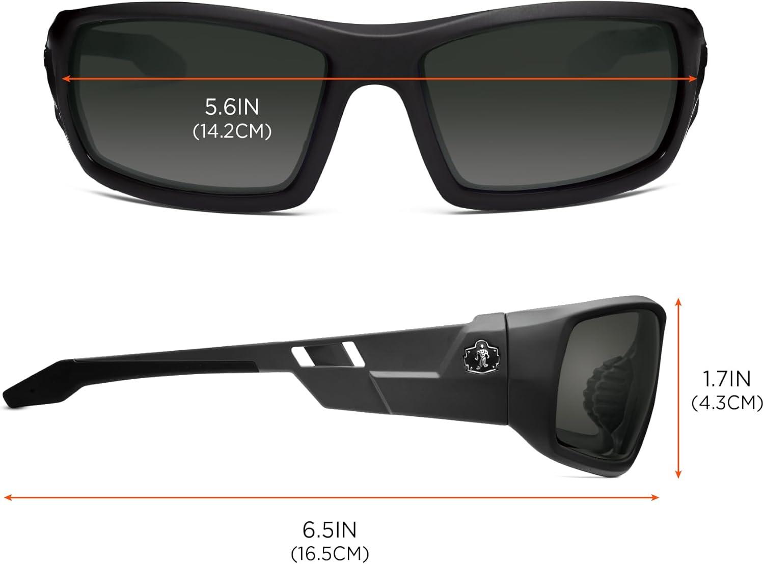 ERGODYNE Skullerz Odin Polarized Safety Sunglasses