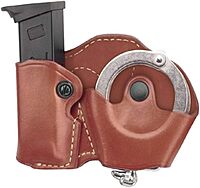 GOULD & GOODRICH Gold Line 821 Cuff Case/Mag Case Combo with Paddle