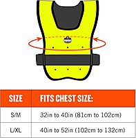 ERGODYNE Chill-Its 6687 Dry Evaporative Cooling Vest
