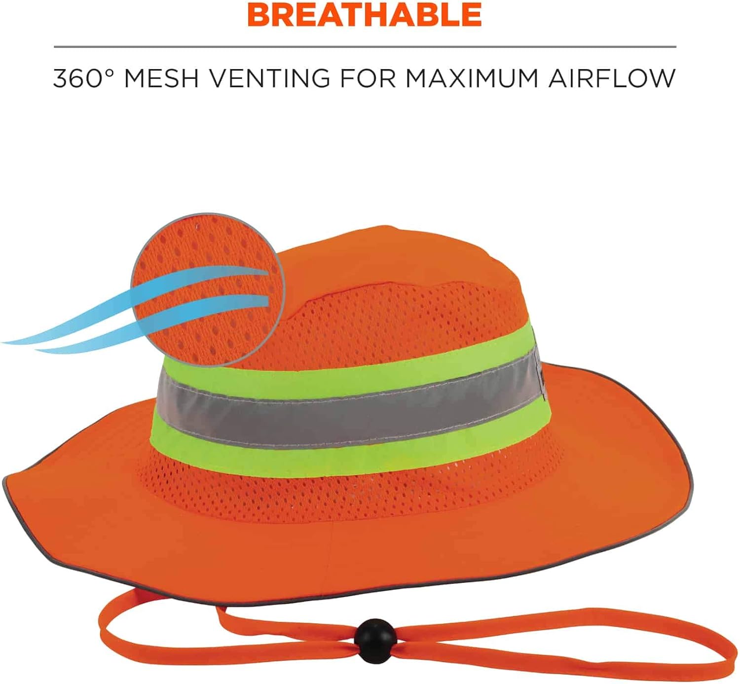 Ergodyne GloWear 8935 Hi-Vis Ranger Sun Hat