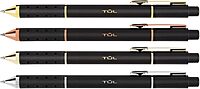 TUL BP Series Retractable Ballpoint Pens, Medium Point, 1.0 mm, Black Ink