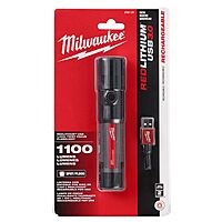 Milwaukee Rechargeable 1100 Lumen LED Flashlight, Battery Powered, Twist Focus