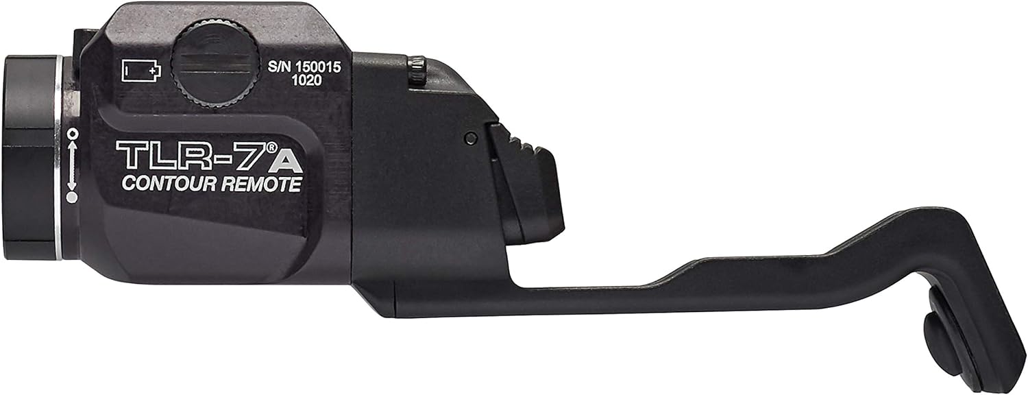 Streamlight 69428 TLR-7 X 500-Lumen Rail Mounted Tactical Light with Integrated Contour Remote Switch Exclusively for Glock