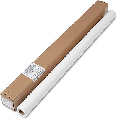Tablemate I4010WH Table Set Plastic Banquet Roll, Table Cover, 40" x 100ft, White