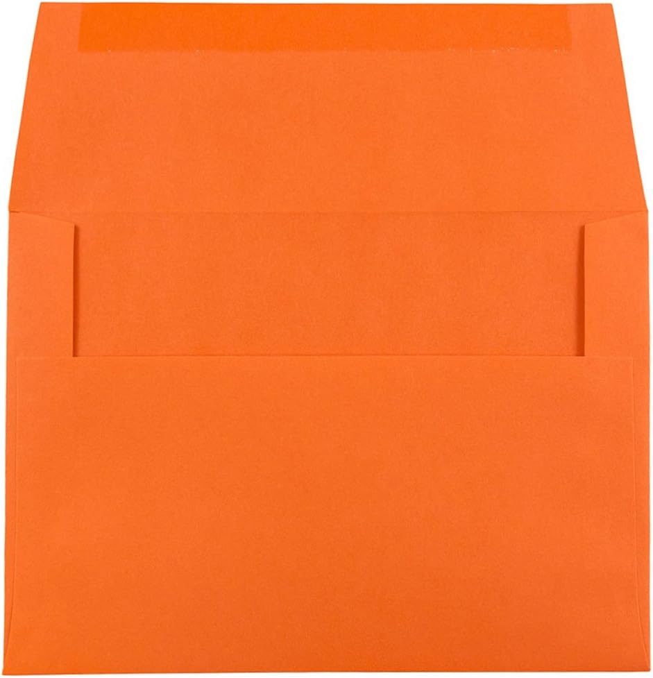 JAM Paper Booklet Invitation Envelopes, Gummed Seal, 30% Recycled