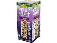 Nature Valley Chewy Fruit and Nut Granola Bars, Trail Mix Snack Bars, 48 ct, 57.6 OZ Fruit and Nut 1.2 Ounce (Pack of 1)