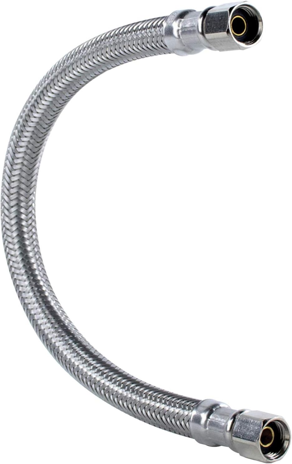 Certified Appliance Accessories Braided Stainless Steel Ice Maker Connector - 24in - Silver, Stainless Steel - IM24SS