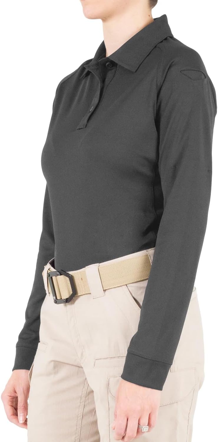First Tactical Women's Performance Long Sleeve Polo