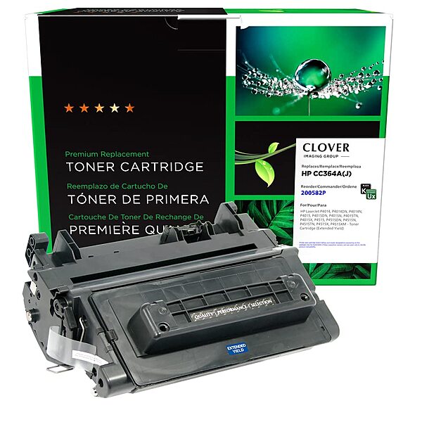 Clover Remanufactured Toner Cartridge Replacement for HP LaserJet