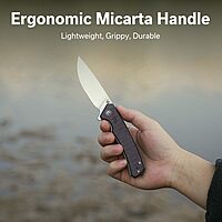 CIVIVI Merit Folding Pocket Knife with 3.28" 14C28N Blade