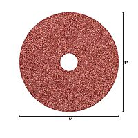 PFERD 5" X 7/8" Fiber DISC - Aluminum Oxide, (62502) (25/Each)