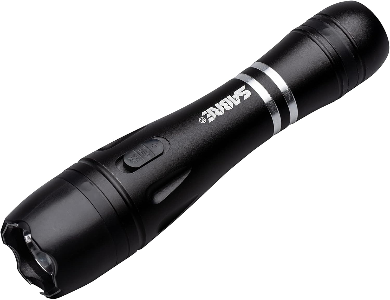 SABRE 2-in-1 Tactical Stun Gun with LED Flashlight, Self Defense Stun Gun with 2.517 µC Charge Produces Intolerable Pain