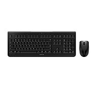 CHERRY DW 3000 - Wireless Keyboard+Mouse Combo - 4 Additional Keys - US Layout - QWERTY Keyboard - GS Approval - Black
