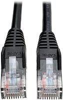 Tripp Lite Cat5e 350MHz Snagless Molded Patch Cable (RJ45 M/M) - Black, 10-ft.(N001-010-BK)