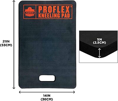 Ergodyne ProFlex Kneeling Pad, Foam Knee Cushion, Water Resistant