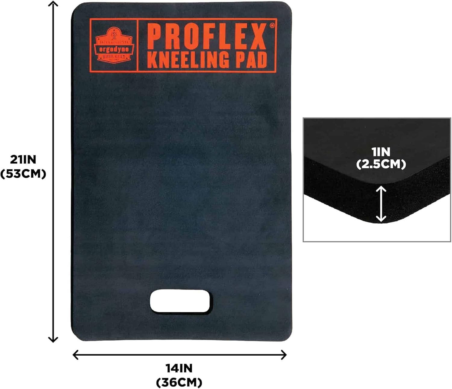 Ergodyne ProFlex Kneeling Pad, Foam Knee Cushion, Water Resistant