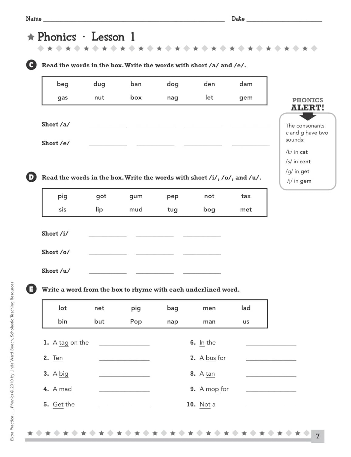 Extra Practice for Struggling Readers: Phonics: Motivating Practice Packets That Help Intermediate Students Build Essential