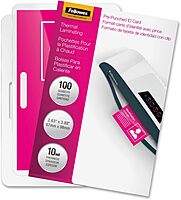 FELLOWES Hot Laminating Pouches for ID Cards