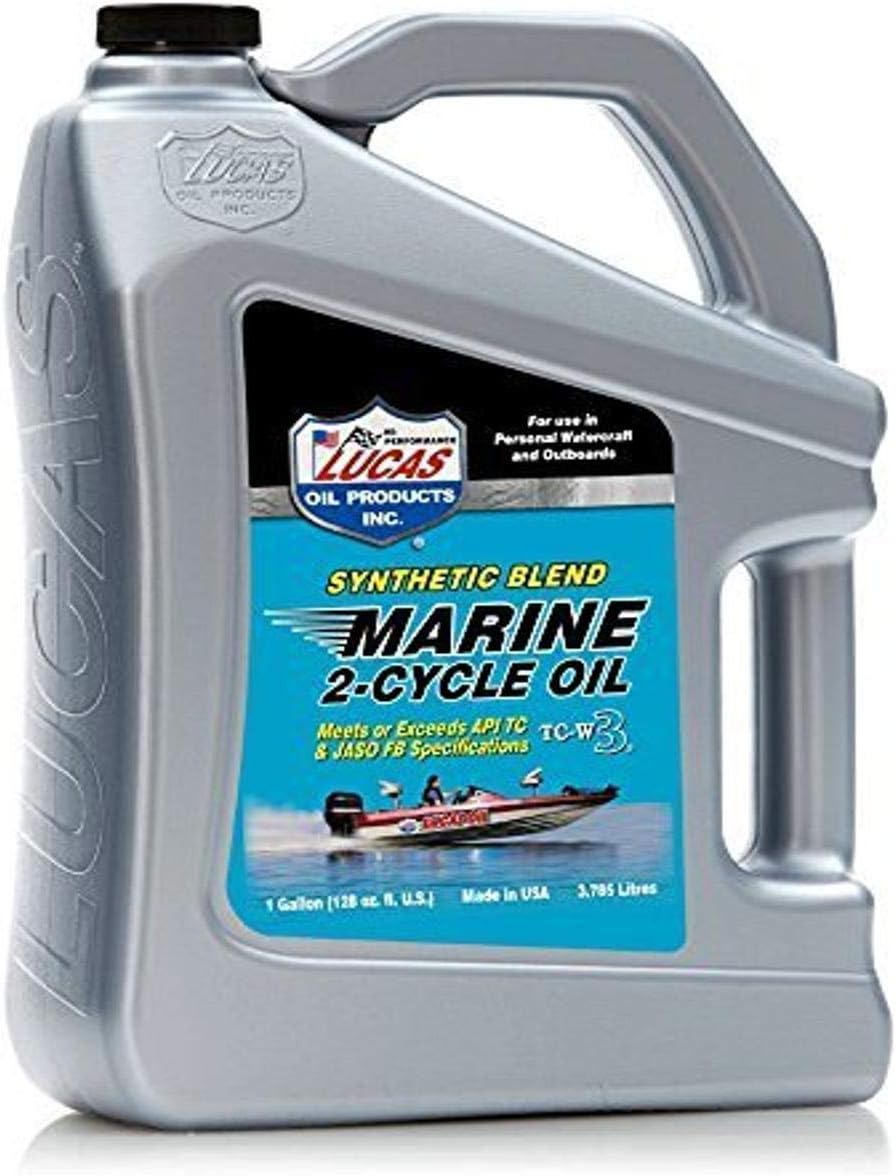 Lucas Oil Synthetic Blend 2-Cycle Marine Oil TC-W3