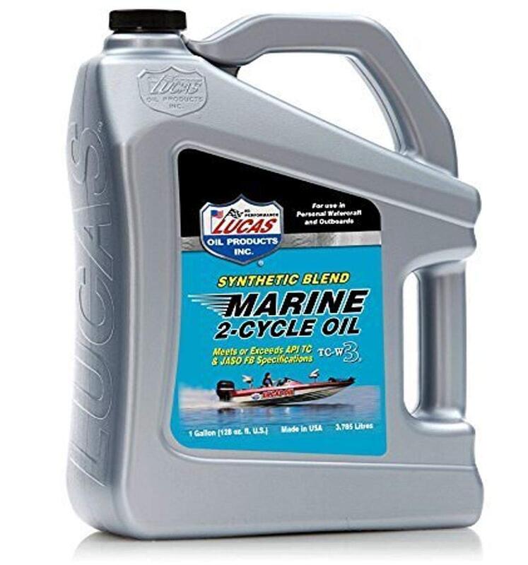 Lucas Oil Synthetic Blend 2-Cycle Marine Oil TC-W3