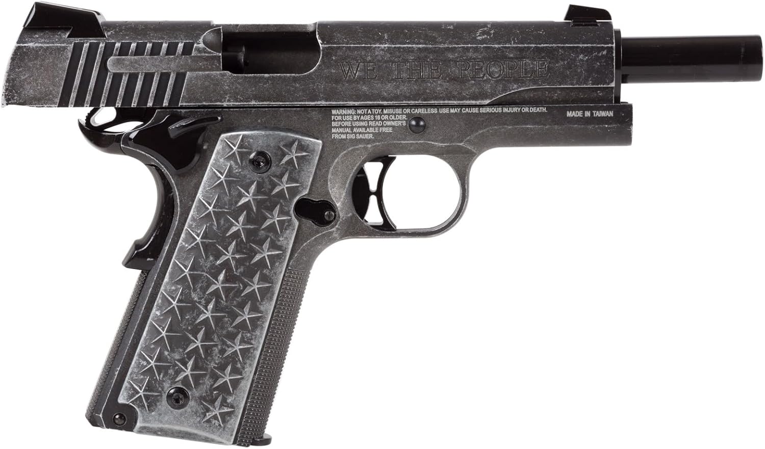 SIG SAUER 1911 CO2 4.5mm Steel BB Air Pistol - Full-Size Metal Frame