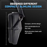 AXIL x SIG SAUER TRACKR Passive Earmuffs - Compact Foldable Noise Isolation 28 SNR / 22 NRR Passive Hearing Protection Tactical Headmuffs For Shooting Range