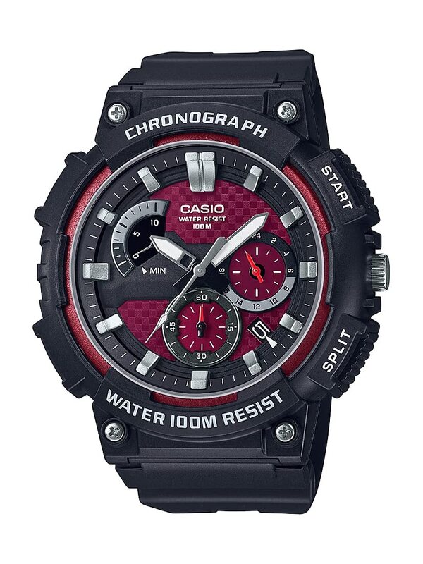 Casio MCW200H Series | Men’s Analog Watch |100M WR | Retrograde Chronograph | 1 Second Stopwatch | Date Display | Multi Dial