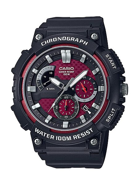 Casio MCW200H Series | Men’s Analog Watch |100M WR | Retrograde Chronograph | 1 Second Stopwatch | Date Display | Multi Dial