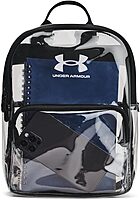 Under Armour Unisex-Adult Loudon Clear Mini Backpack One Size Fits Most (960) Clear / Black / White
