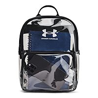 Under Armour Unisex-Adult Loudon Clear Mini Backpack One Size Fits Most (960) Clear / Black / White