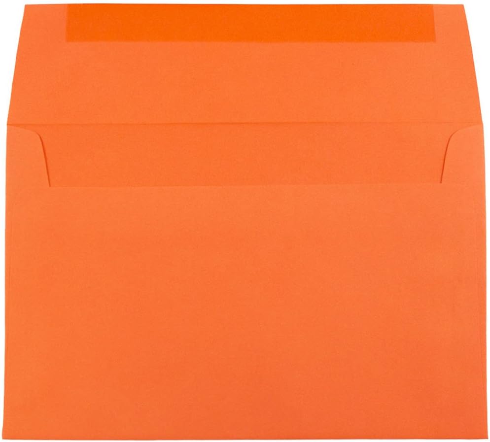 JAM Paper Booklet Invitation Envelopes, Gummed Seal, 30% Recycled