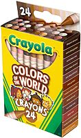 Crayola Crayons 24 Count, Colors of The World, Skin Tone Crayons, 24 Crayon Colors